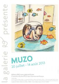 Exposition Muzo. Du 20 juillet au 14 août 2013 à Saint Sauveur en Puisaye. Yonne. 